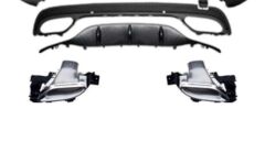 MERCEDES C SERİSİ W205 AMG DİFÜZÖR MAKYAJSIZ GÖRÜNÜM 2015 2021