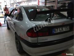 dtm spoiler tüm sedan araçlara uyumlu, piano black boyalı