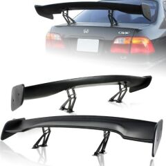 dtm spoiler tüm sedan araçlara uyumlu, piano black boyalı