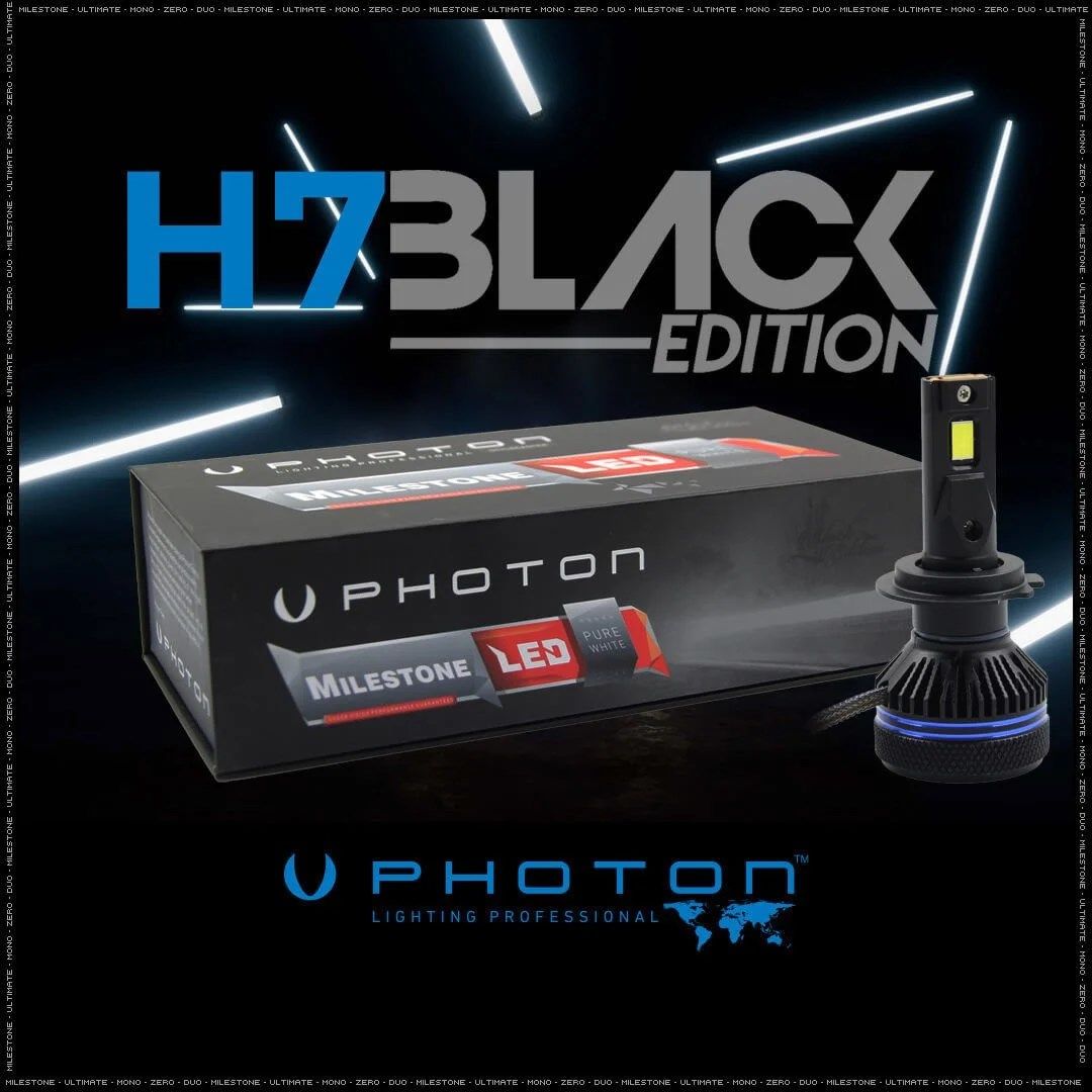Photon Milestone Black Edition H7 Led Xenon