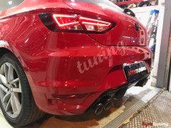 Seat Leon Aero Arka Tampon, Leon MK3 2013-2020 Uyumlu, Boyasız
