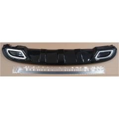 Hyundai İ20 difüzör arka tampon eki egzoz görünümlü düfüzör