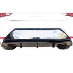 Seat Leon 2017-2018 Yeni Arka Tampon Difüzör Sağ Sol Çiftli Çıkış Piano Black Parlak Siyah