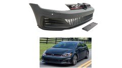 VOLKSWAGEN GOLF 7,5 GTI ÖN TAMPON VE PANJUR SETİ, SİSLER DAHİL, 2018 2020