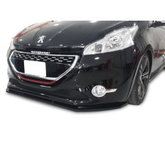 Peugeot 208 Lip, Parlak Siyah, Piano Black, Ön Tampon Altı Lip