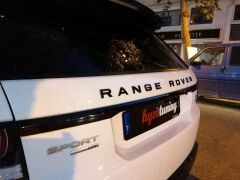 Range Rover Siyah Arka Arma, Range Rover Yazısı,Mat Siyah