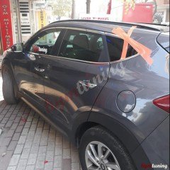Hyundai Tucson 2015 Sonrası Cam Çerçevesi Kromu