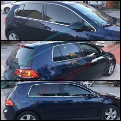 VW Golf 7 Krom Cam Çıtası Full seti, Golf 7 ve 7.5lara uyumlu