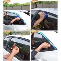 VW Golf 7 Parlak Siyah Krom Cam Çerçeve, İthal