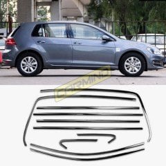VW Golf 7 Parlak Siyah Krom Cam Çerçeve, İthal