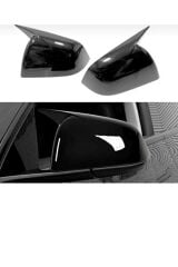 Tesla Model Y Parlak Siyah Piano Black Yarasa Ayna Batman