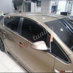 Opel Astra J HB Krom Cam Çerçeve, Parlak Siyah Krom, 12 Parça