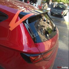 Seat Leon MK3 Spoyler Parlak Siyah 2013 Sonrası, ABS Plastik