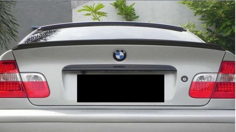 BMW 3 SERİSİ E46 BAGAJ ÜSTÜ SPOYLER 1998 2006 PARLAK SİYAH