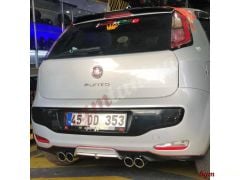 Fiat Punto 4 Çıkışlı Egzoz Görünümlü Birebir Uyumlu Difüzör