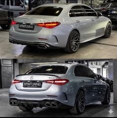 MERCEDES C SERİSİ W206 C63 AMG ARKA DİFÜZÖR 2019+