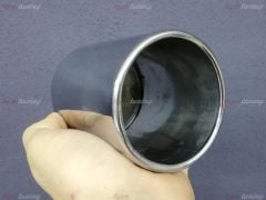 Tek Çıkışlı 90mm Egzoz Ucu Yuvarlak Düz