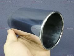 Tek Çıkışlı 90mm Egzoz Ucu Yuvarlak Düz