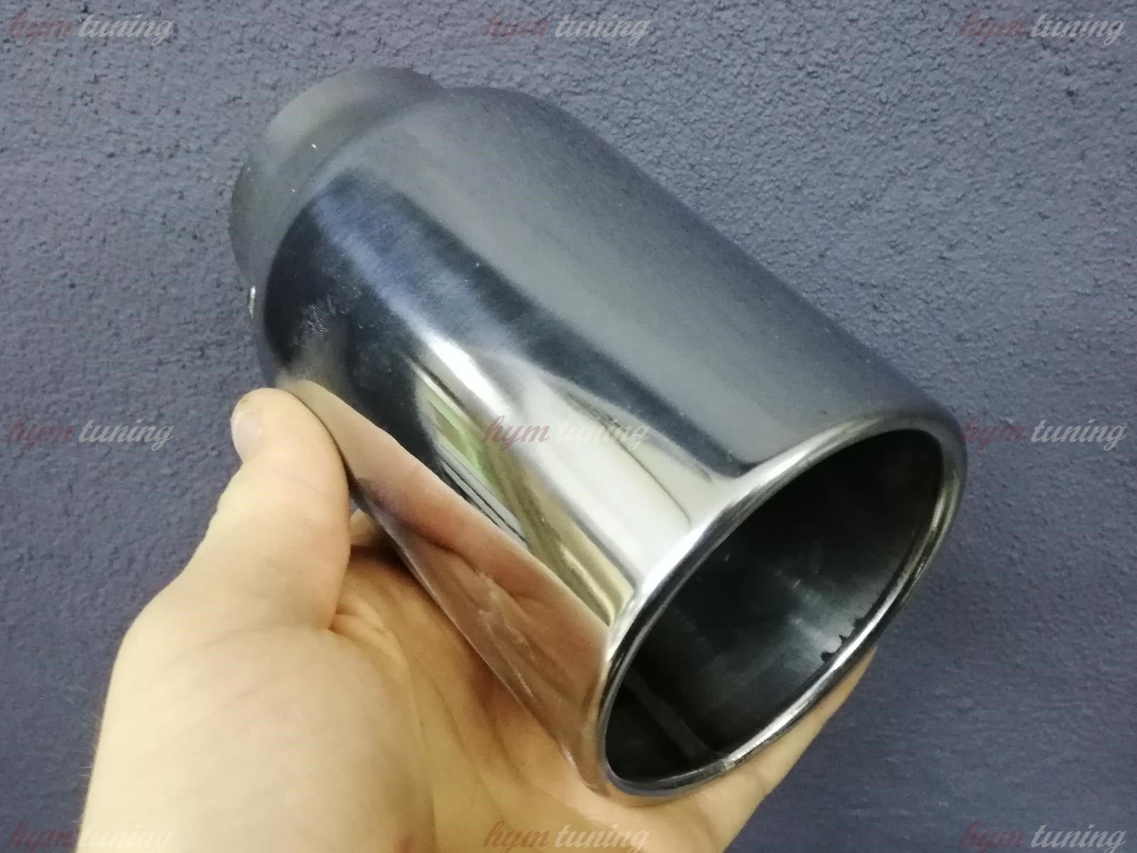 Tek Çıkışlı 90mm Egzoz Ucu Yuvarlak Düz