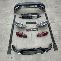 Passat b8.5 rline dönüşüm seti  2019 - 2024 uyumlu bodykit far stop