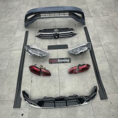Passat b8.5 rline dönüşüm seti  2019 - 2024 uyumlu bodykit far stop