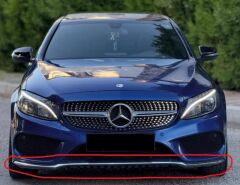 MERCEDES C SERİSİ W205   AMG ÖN TAMPON KROMU 3LÜ SET  2015 2018 KROM