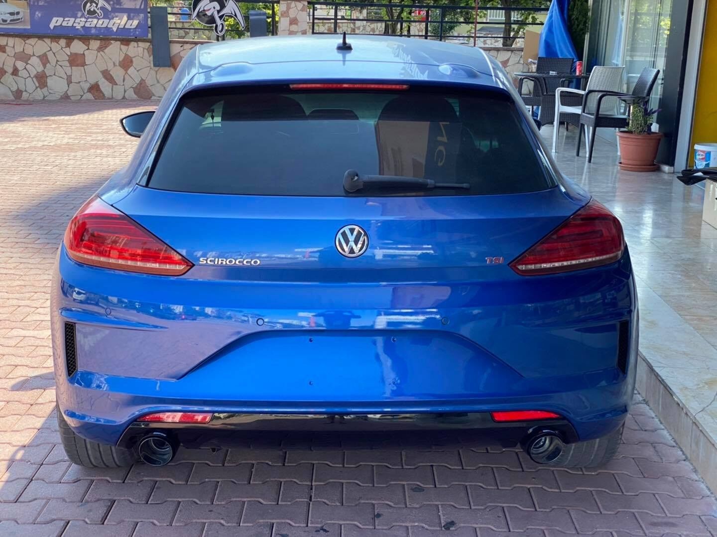 VW SCIROCCO R ARKA TAMPON SETİ 2015 2017 BOYASIZ Scirocco
