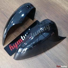 Ford Fiesta MK7 Yarasa Ayna Kapağı - Parlak Siyah ABS PLASTİK, Yapıştırma, Piano Black