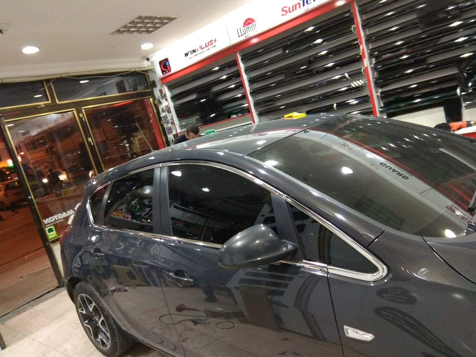 Opel Astra J HB Full Set Krom Cam Çerçevesi, 2009 2015 Arası, Paslanmaz Çelik