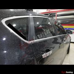 Opel Astra J HB Full Set Krom Cam Çerçevesi, 2009 2015 Arası, Paslanmaz Çelik