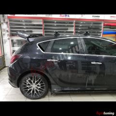 Opel Astra J HB Full Set Krom Cam Çerçevesi, 2009 2015 Arası, Paslanmaz Çelik