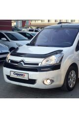Peugeot Partner 2 Tepee Kaput Rüzgarlığı/Berlingo 2009, Parlak Siyah, 2009-2015