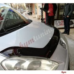 Peugeot Partner 2 Tepee Kaput Rüzgarlığı/Berlingo 2009, Parlak Siyah, 2009-2015