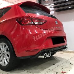 Seat Leon MK3 Style Difüzör, İthal Parlak Siyah, ABS Plastik
