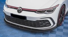 VW Golf 8 Ön Lip Parlak Siyah Gti Tampon İçin, Piano Black, 2020 2021 2022