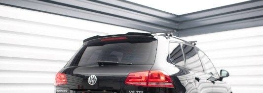 VW TOUAREG SPOYLER 2011 2018 PARLAK SİYAH İTHAL PLASTİK