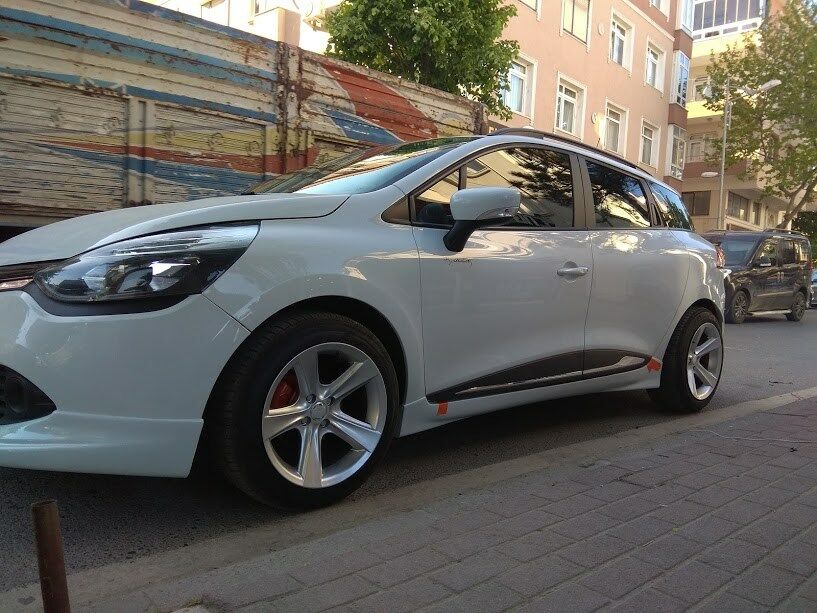 clio 4 SportTourer beyaz boyalı marşbiyel