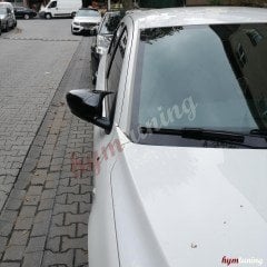 Pejo 301 Batman Ayna Kapağı - Piano Black, Sağ Sol Set, Yapıştırma, ABS Plastik Parlak Siyah
