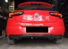 Opel Astra K Difüzör Çıkışsız Parlak Siyah, 1. Sınıf abs plastik
