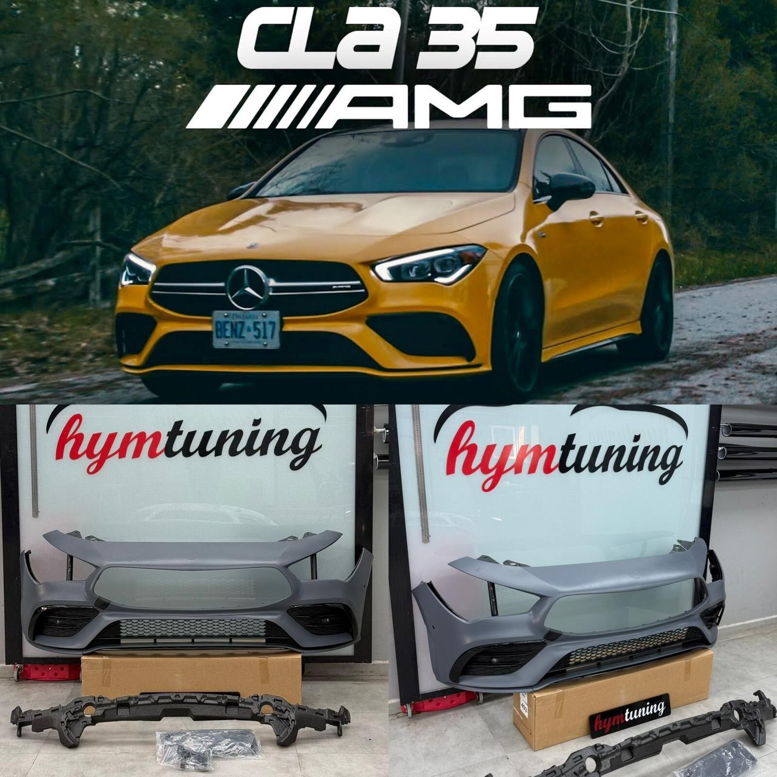 MERCEDES CLA SERİSİ W118 CLA AMG35 ÖN TAMPON (PANJURSUZ )  2020-2023
