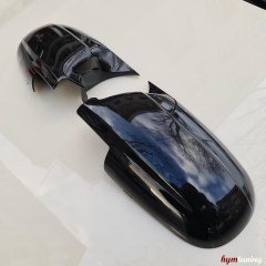 Honda Civic 1996 2000 Yarasa Ayna Kapağı, Parlak Siyah, ABS Plastik, Piano Black Yapıştırma, Sağ+Sol