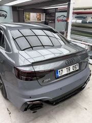 audi a4 rs4 arka tampon difüzör seti 2021+ uyumlu