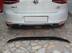 Golf 7 Difüzör, 7.5 Görünüm, Krom Egzozlu Difüzör, Parlak Siyah, 2013 2017 Uyumlu
