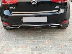 Golf 7 Difüzör, 7.5 Görünüm, Krom Egzozlu Difüzör, Parlak Siyah, 2013 2017 Uyumlu