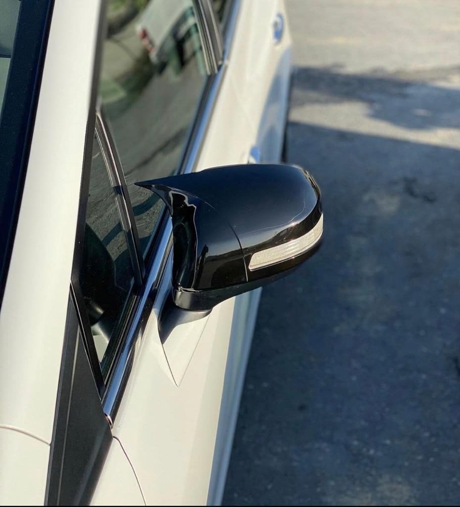 Honda Civic FB7 Yarasa Ayna Kapağı, Parlak Siyah, ABS Plastik, 2012 2016, Sağ Sol Set, Piano black