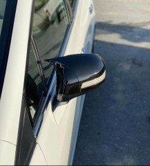 Honda Civic FB7 Yarasa Ayna Kapağı, Parlak Siyah, ABS Plastik, 2012 2016, Sağ Sol Set, Piano black