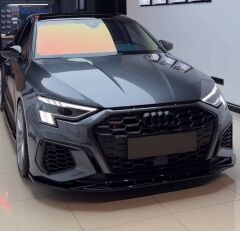AUDİ A3 8Y S3 PANJUR PARLAK SİYAH  2020 -2024 UYUMLU
