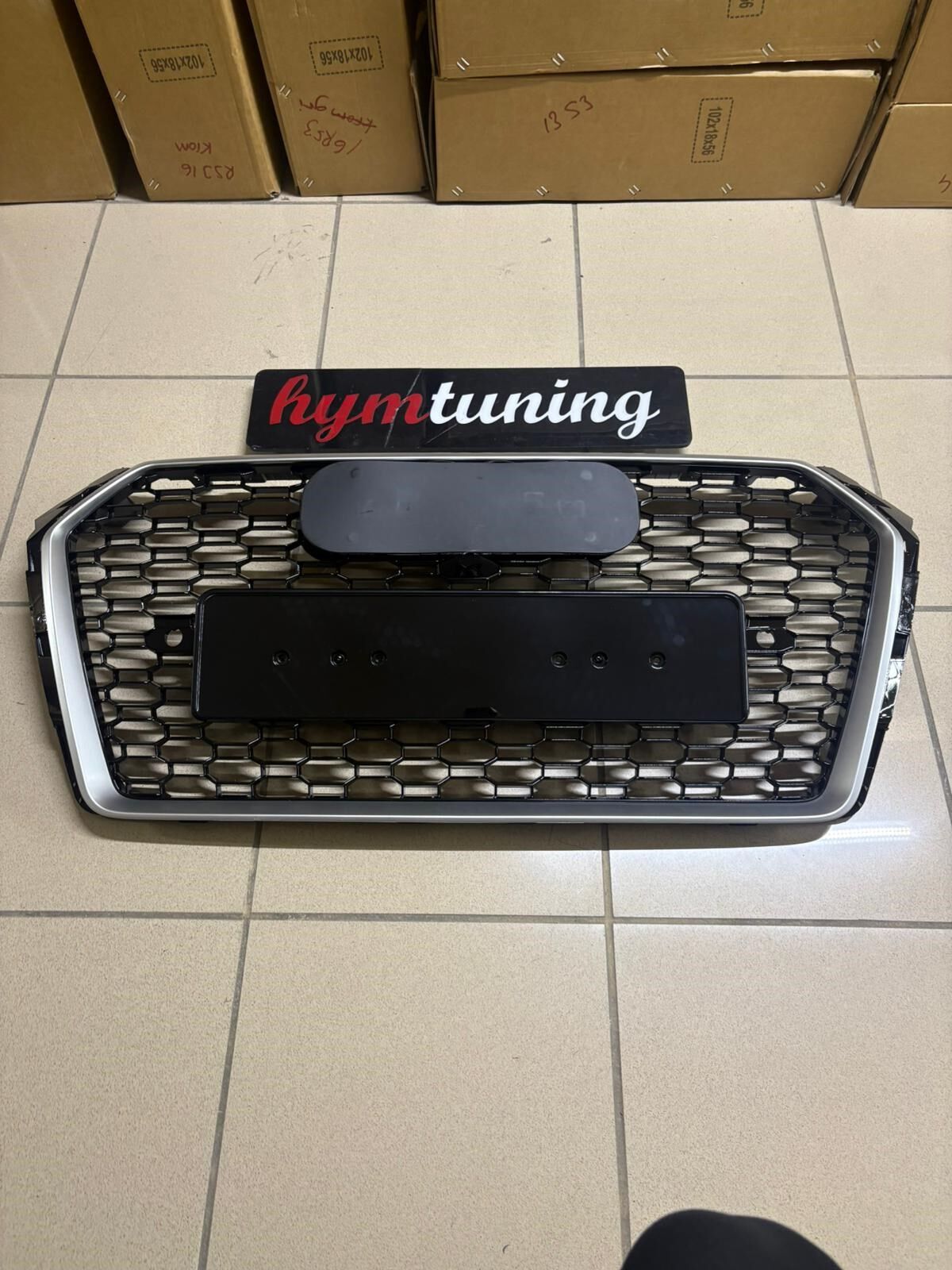 AUDİ A4 RS4 PANJUR B9 2017-2020 UYUMLU GRİ SİYAH
