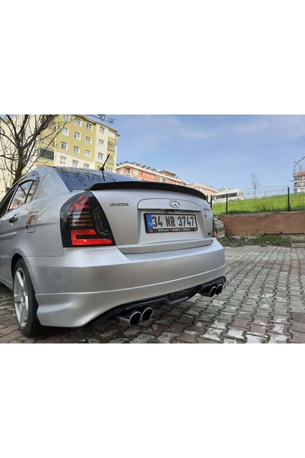 ACCENT ERA ARKA EK ABS PLASTİK BOYASIZ TAM UYUMLU