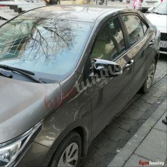 Toyota Corolla Yarasa Ayna Kapağı, 2013 2018, Piano Black, Corolla Batman Kapak, Parlak Siyah ABS